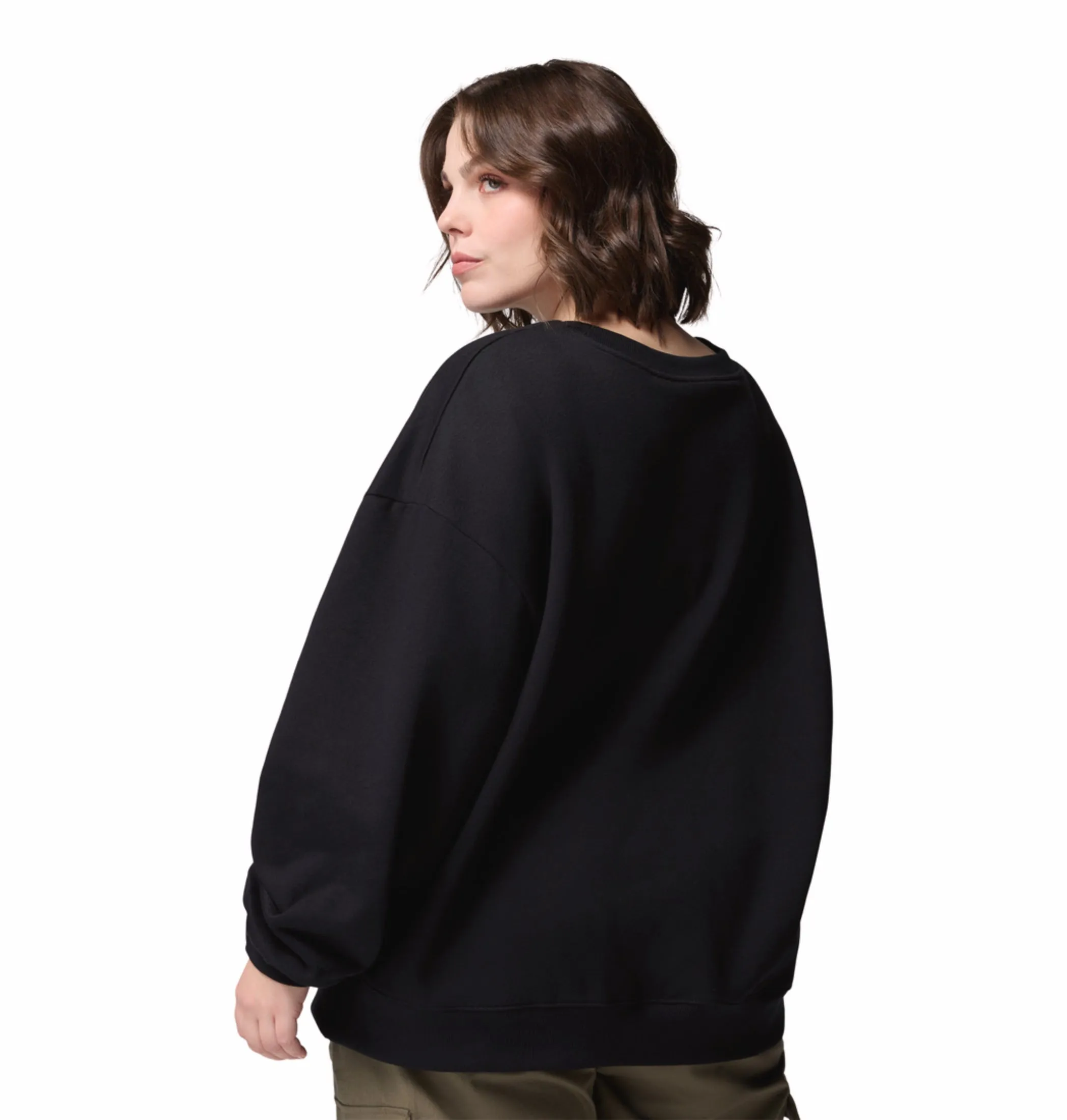 Degree library Columbia Women Black Aldermore Crew Sweatshirt