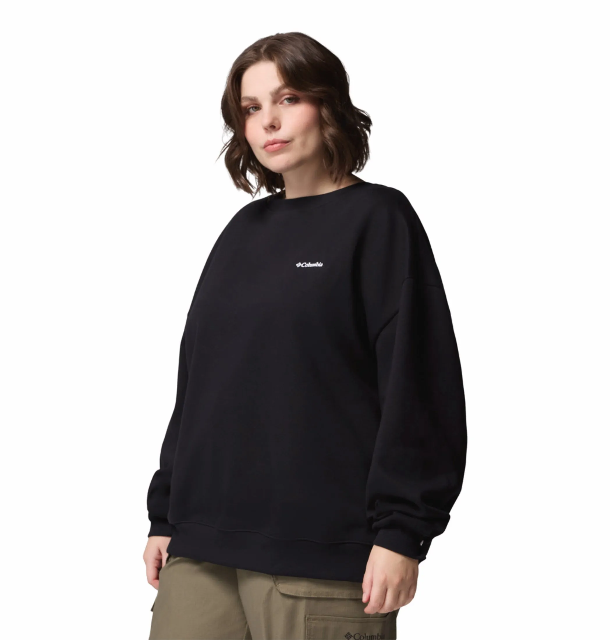 Urban theater performance Columbia Women Black Aldermore Crew Sweatshirt