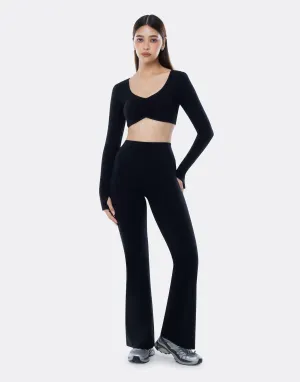 Office Attire Scrunch Top