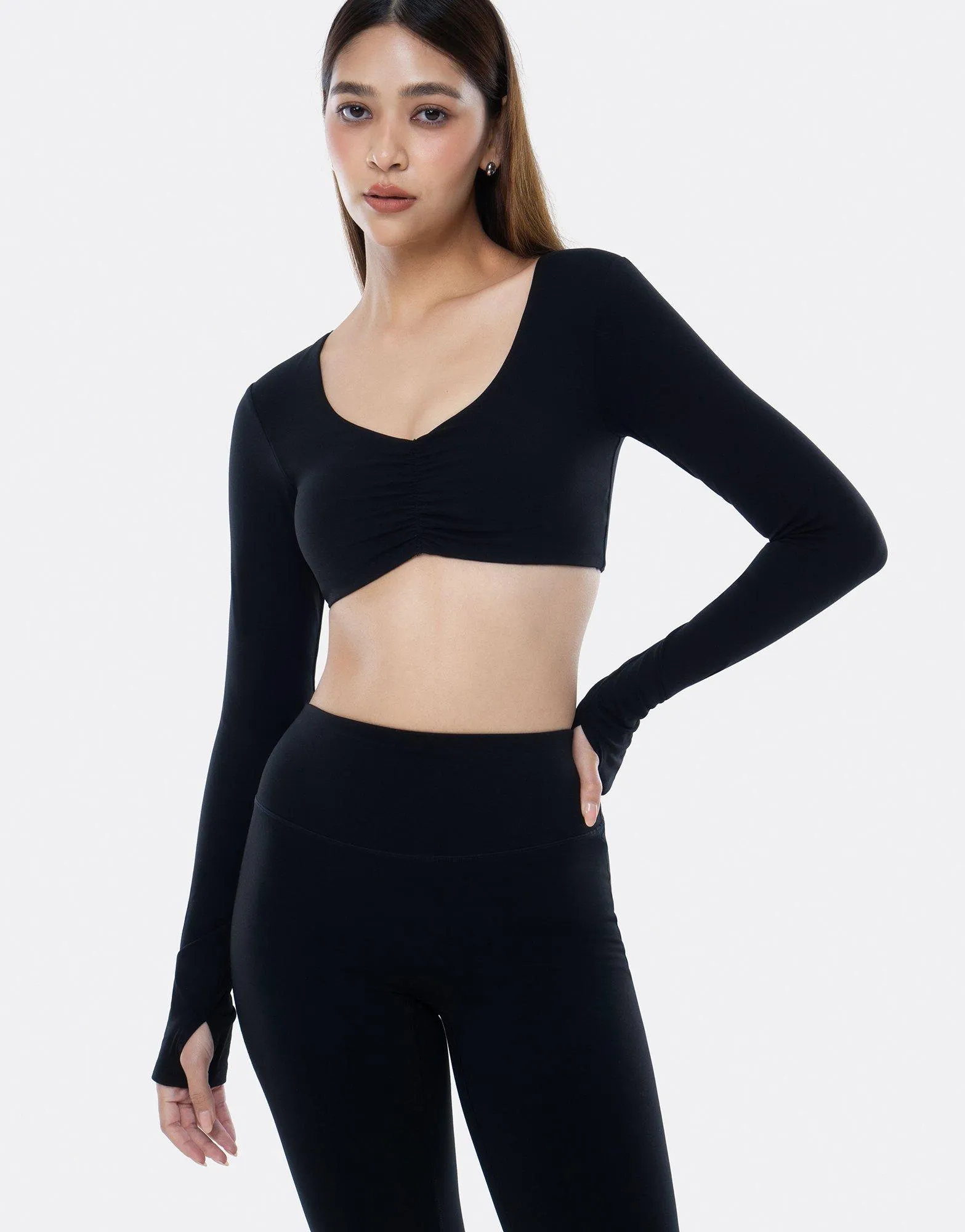 Scrunch Top Timeless Layer Non Iron Fabric