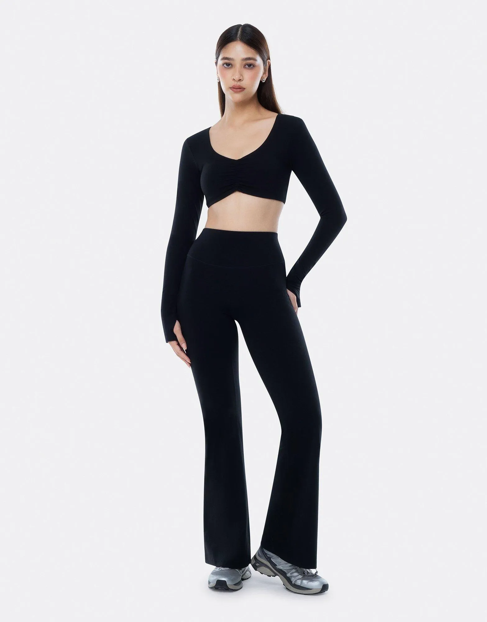 Office Attire Scrunch Top