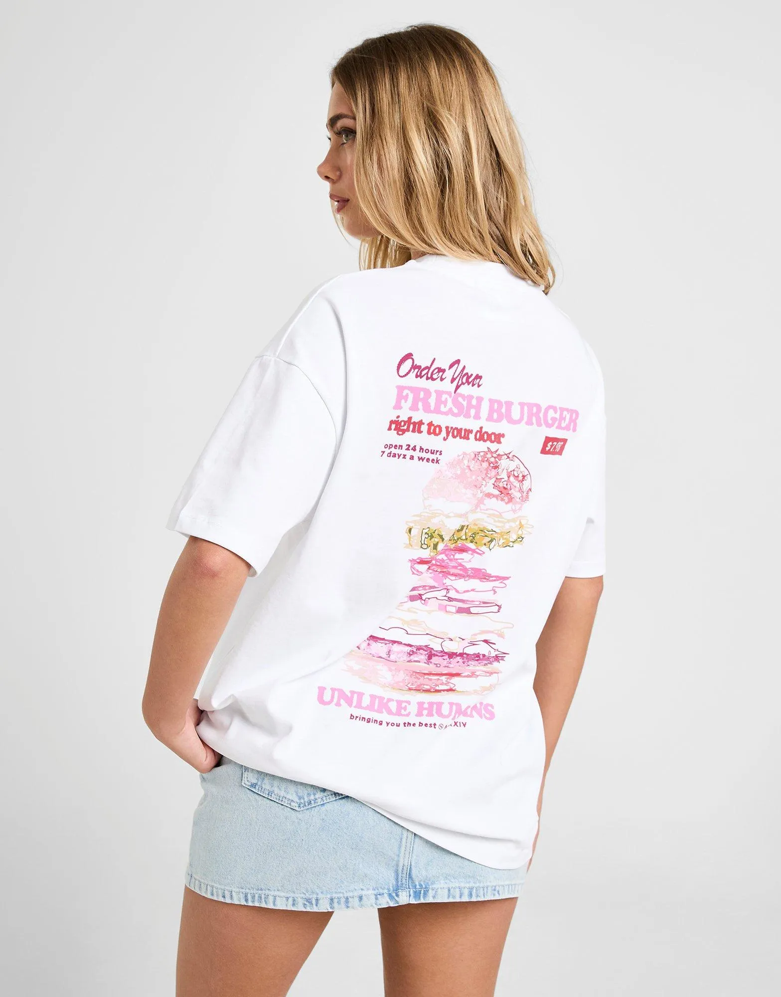Stylish Everyday Wear Burger T-Shirt