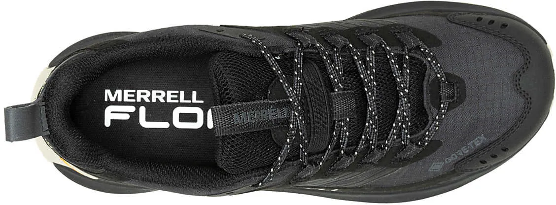 Merrell Moab Speed 2 GORE-TEX Womens Walking Shoes - Black Athletic Ergonomic Heel Cup