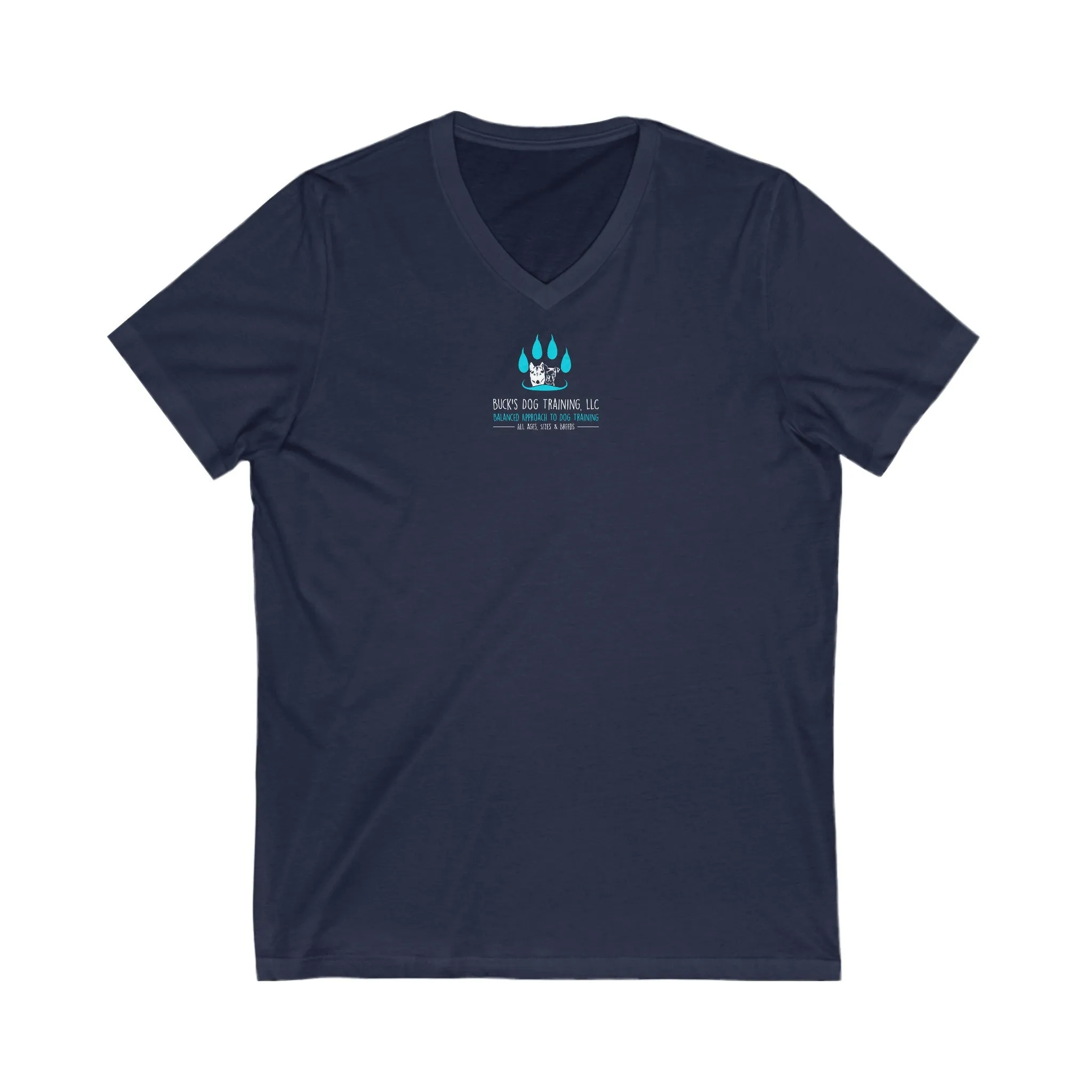 Organic Cotton Blend Cozy Fit Wear Unisex Jersey Short Sleeve V-Neck Tee