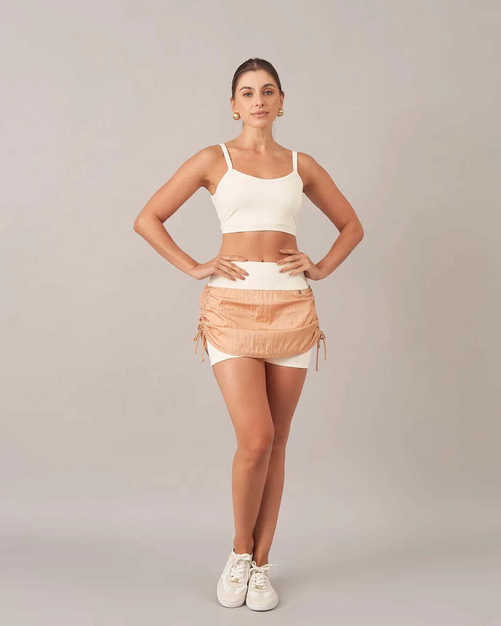 Twist Knot Details Saia cordinha lateral (SA28)