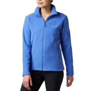 Columbia Women Blue Fast Trek II Jacket Layered Insulation