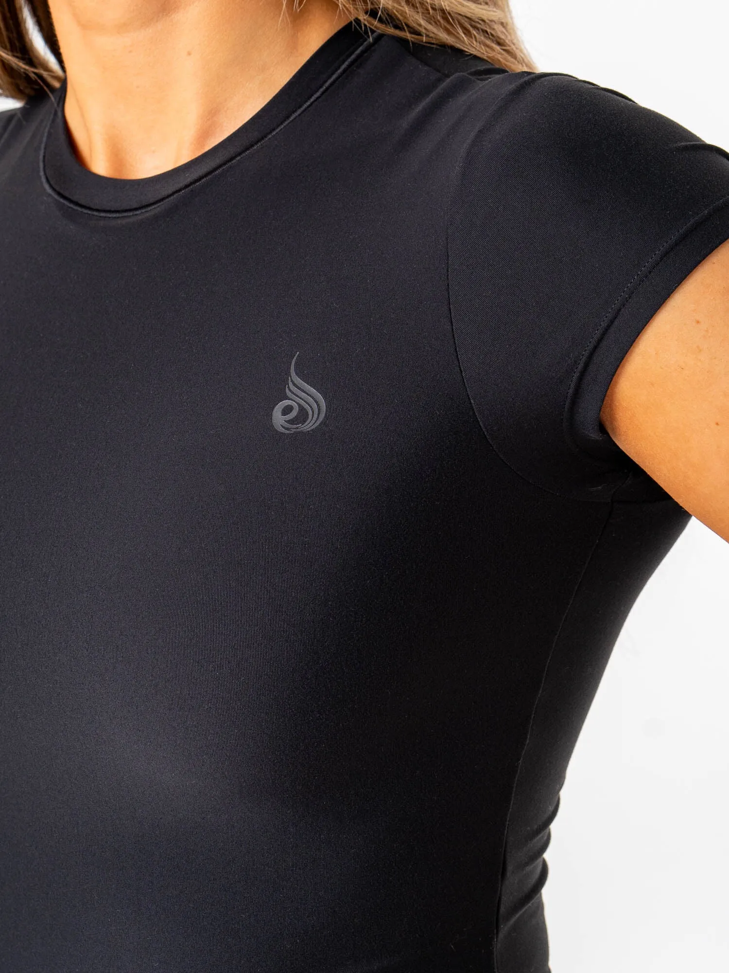 NKD Tee - Black Recycled Polyester Blend