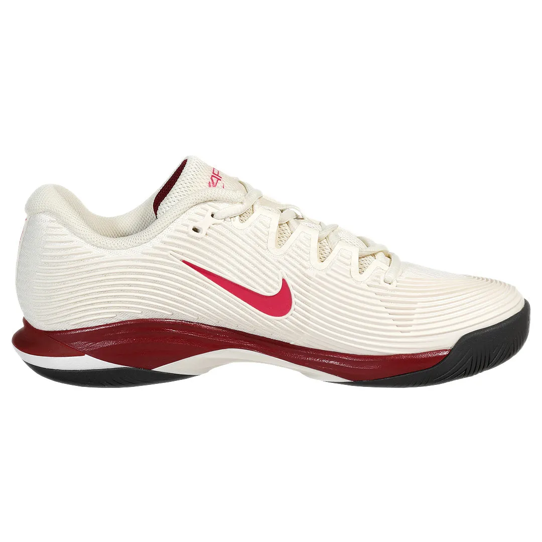 young adults Single Piece Upper Technology Nike Women's Air Zoom Vapor 12 - Pale Ivory/Rush Pink