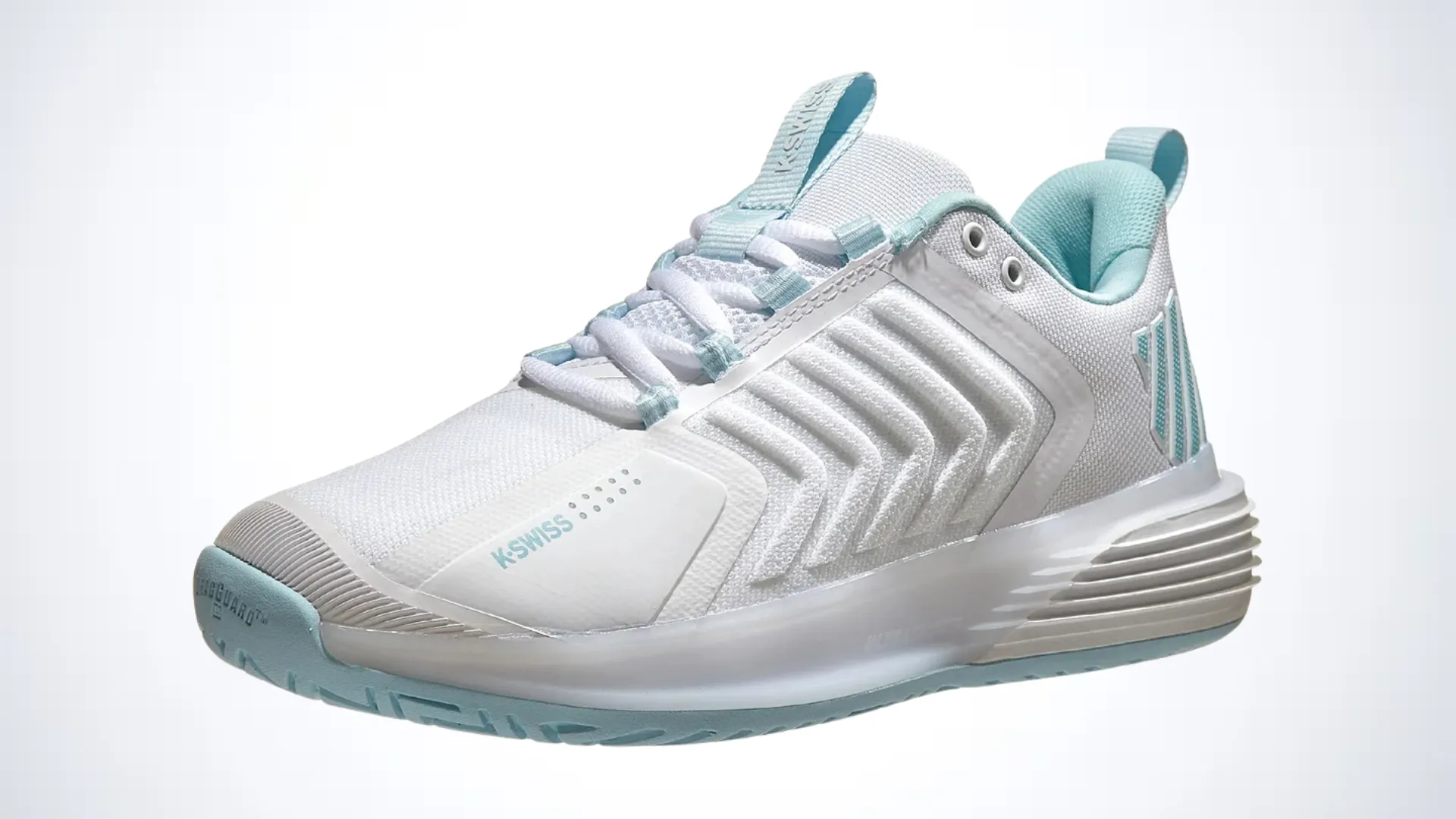 Pronation Control Ventilation Mesh K-Swiss Ultrashot 3 Women??s Tennis Shoe