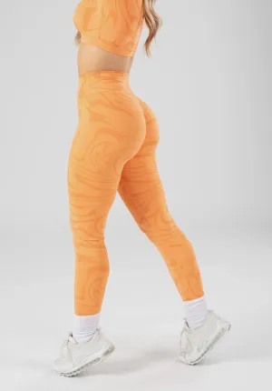 Stylish Design High Rise Fit RecStretch?  DesB Original Sculptseam?  Plus Legging Creamsicle