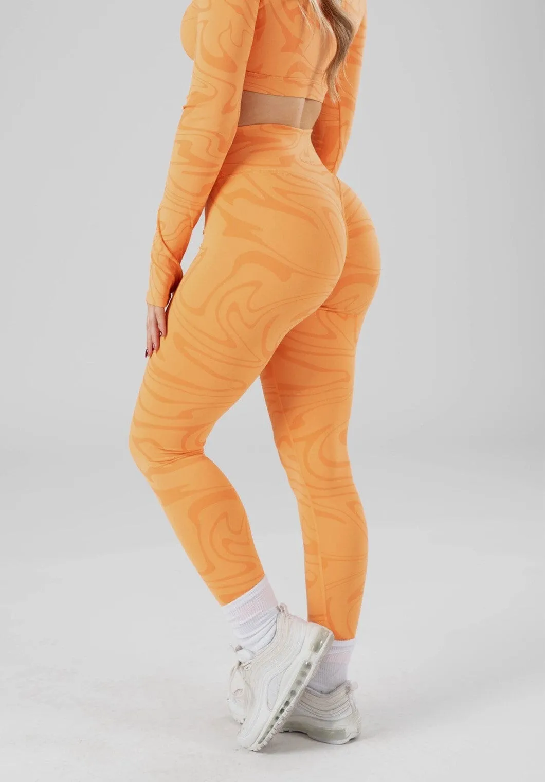 RecStretch?  DesB Original Sculptseam?  Plus Legging Creamsicle Outdoor Running Anti Odor