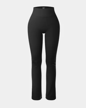 Ribbed Seamless Workout High Waist Athletic Straight Leggings Chic and Soft Fit