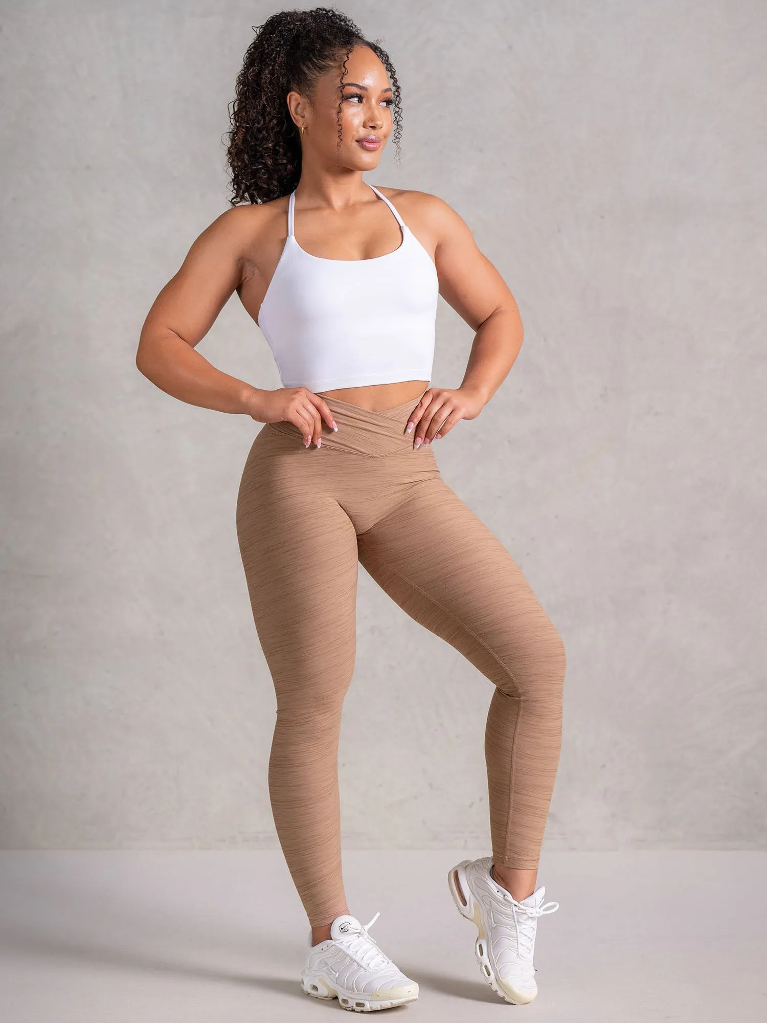 Non-Irritating Fabric Half-sleeved NKD Embody Tank Bra - White