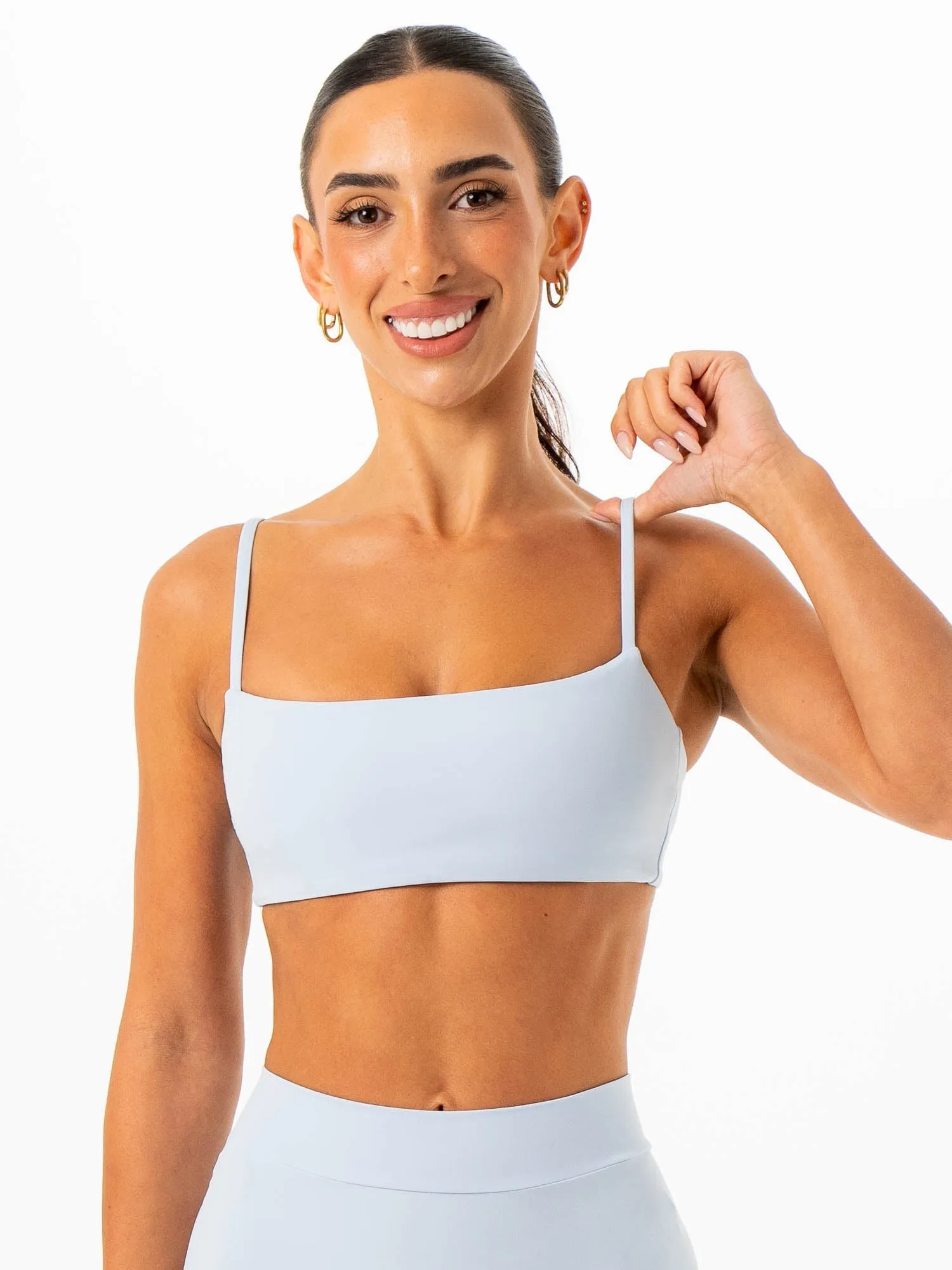 Comfortable Microfiber fabric NKD Core Bra - Sky Blue