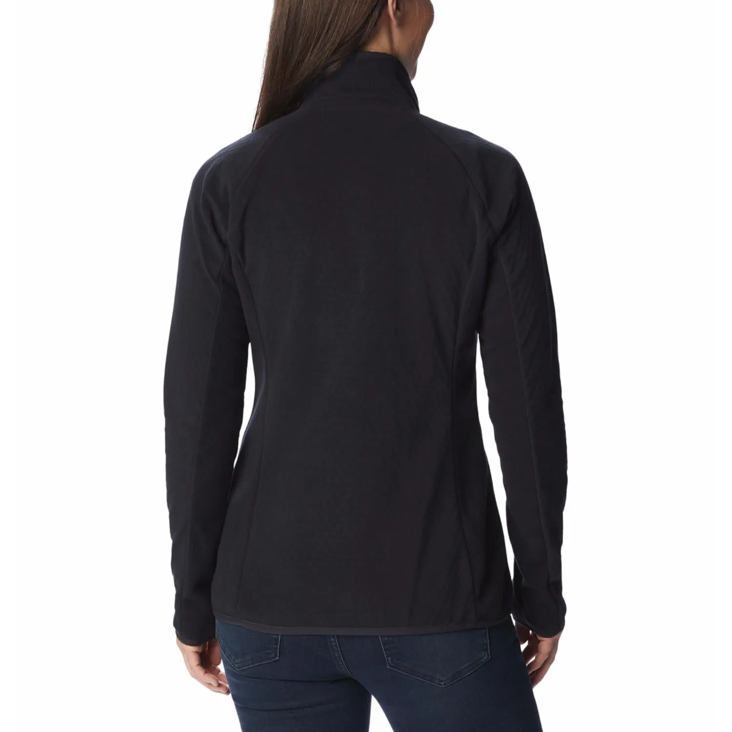 Columbia Women Black Outdoor Tracks Full Zip II Danger Refresh