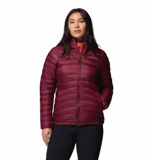 Comfy Layer Columbia Women Maroon OmniShield Corelite Down Jacket