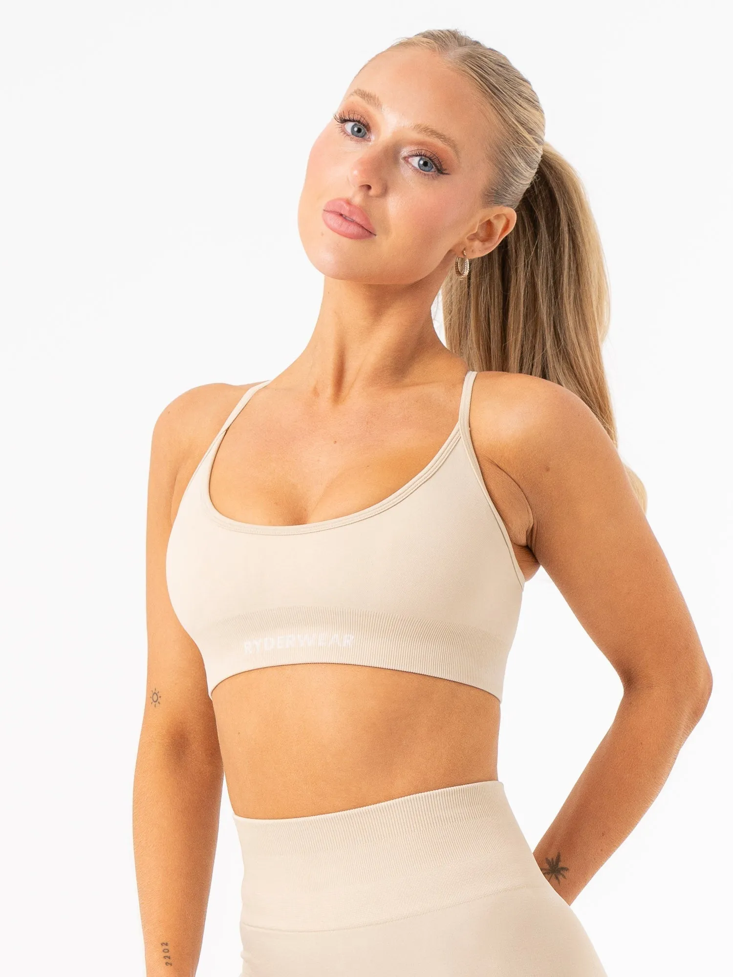 Smooth Structure Hiking groups Lift 2.0 Seamless Sports Bra - Sand
