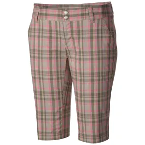 Columbia Women Red Saturday Trail II Plaid Short (Sun Protection) Outdoor Adventure Noise Free Fabric