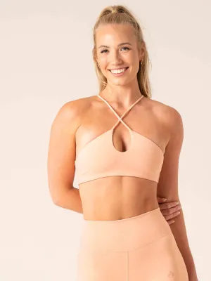 Unstoppable Sports Bra - Peach Fitness
