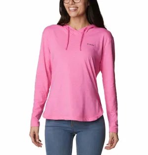 Everyday Wearable Columbia Women Pink Sun Trek Hooded Pullover (Sun Protection)