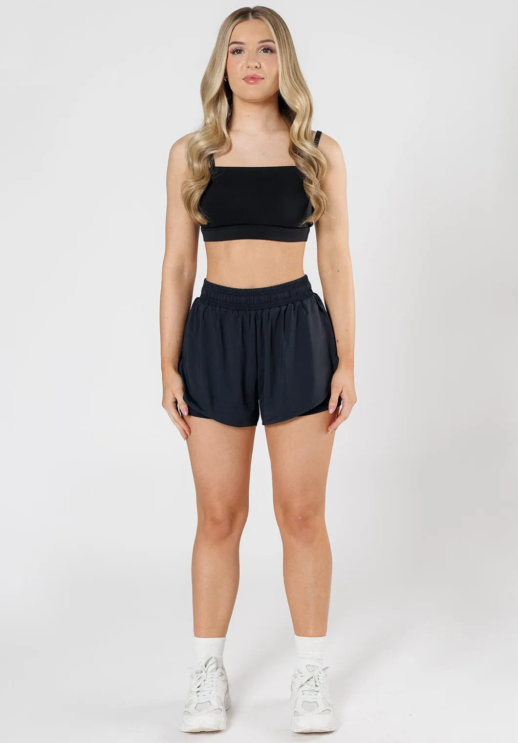 LiteSpeed? Fast Track Short Black Sporty Fit