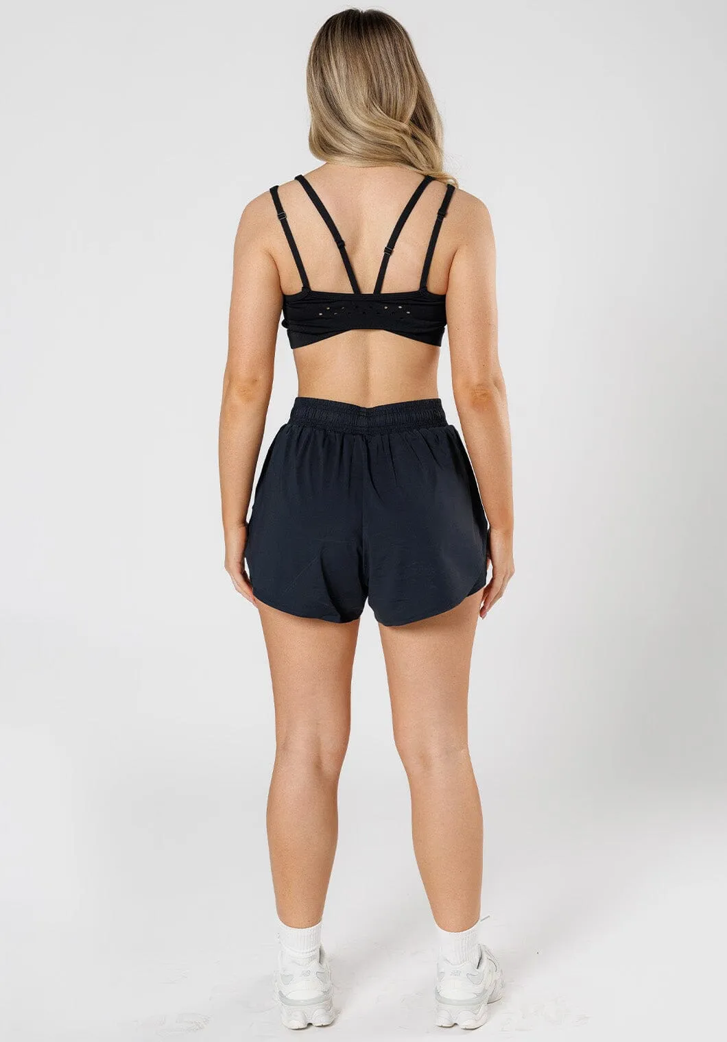 LiteSpeed? Fast Track Short Black Active Flex Tailored Fit