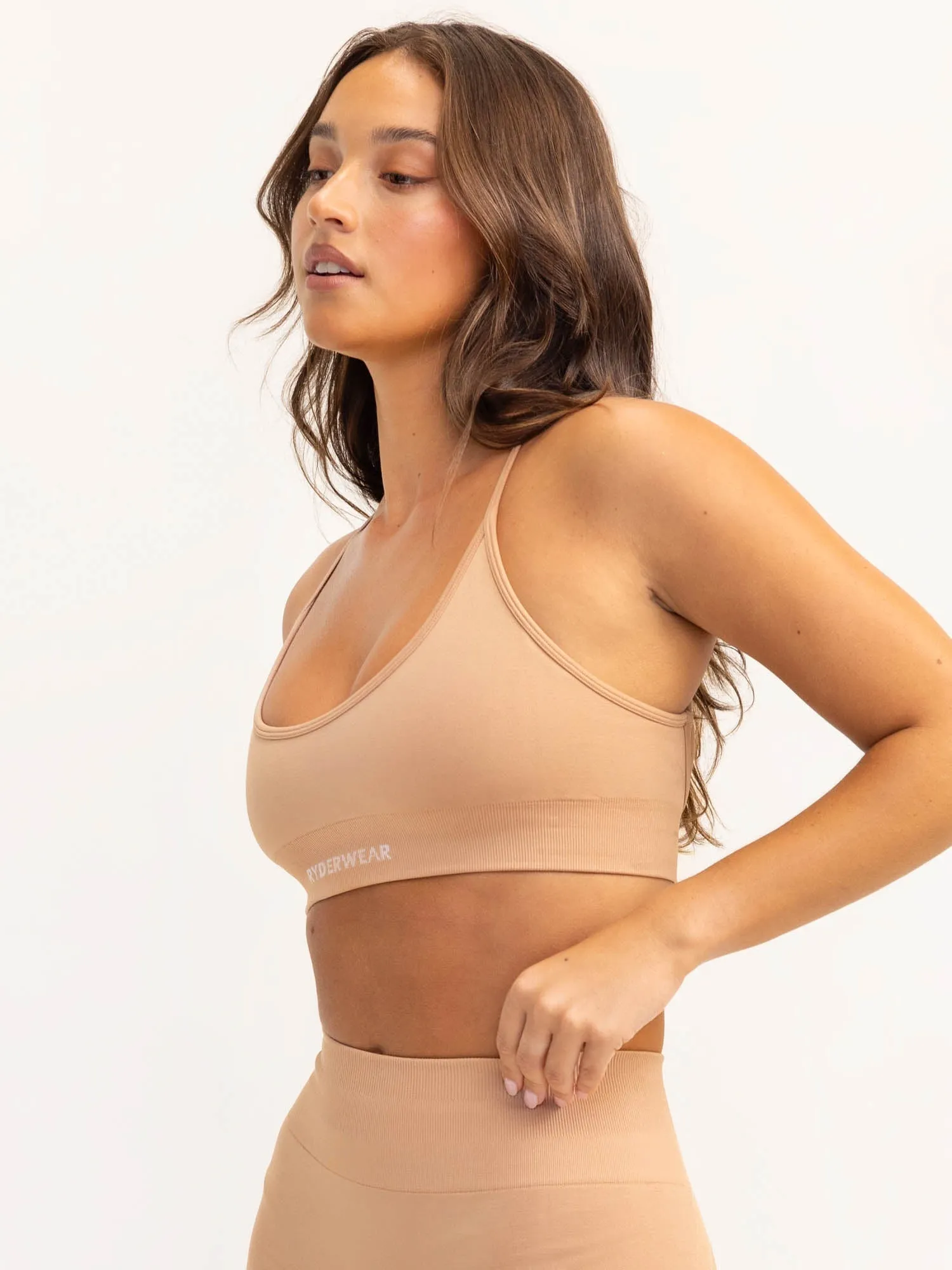 Neutral Lift 2.0 Seamless Sports Bra - Tan