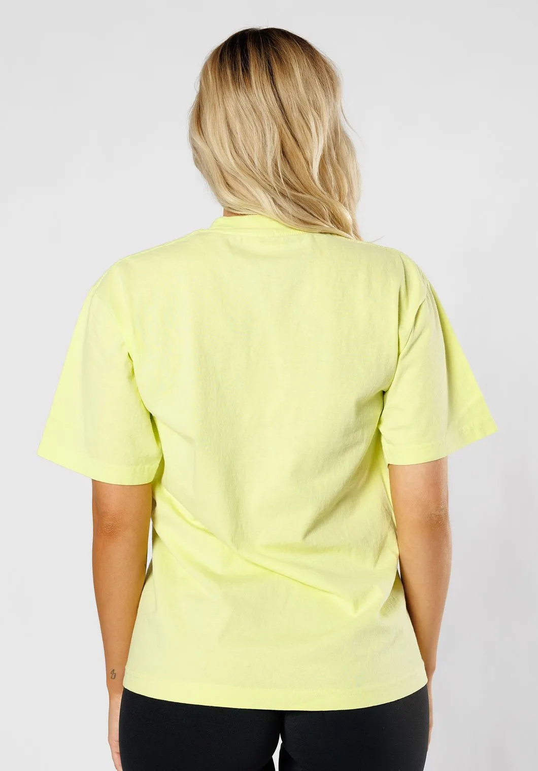 Minimalist Stitching Premium Cotton Gym Brat Ink Pump Cover Lemon Lime