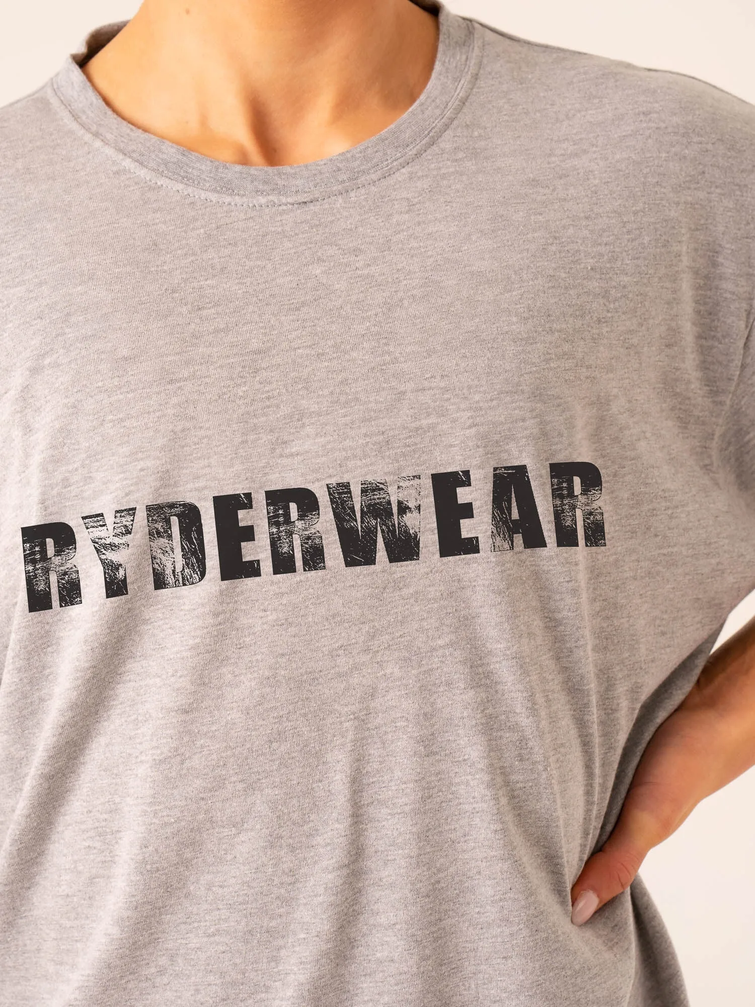 Training T-Shirt - Grey Marl Vintage authenticity Eco-friendly