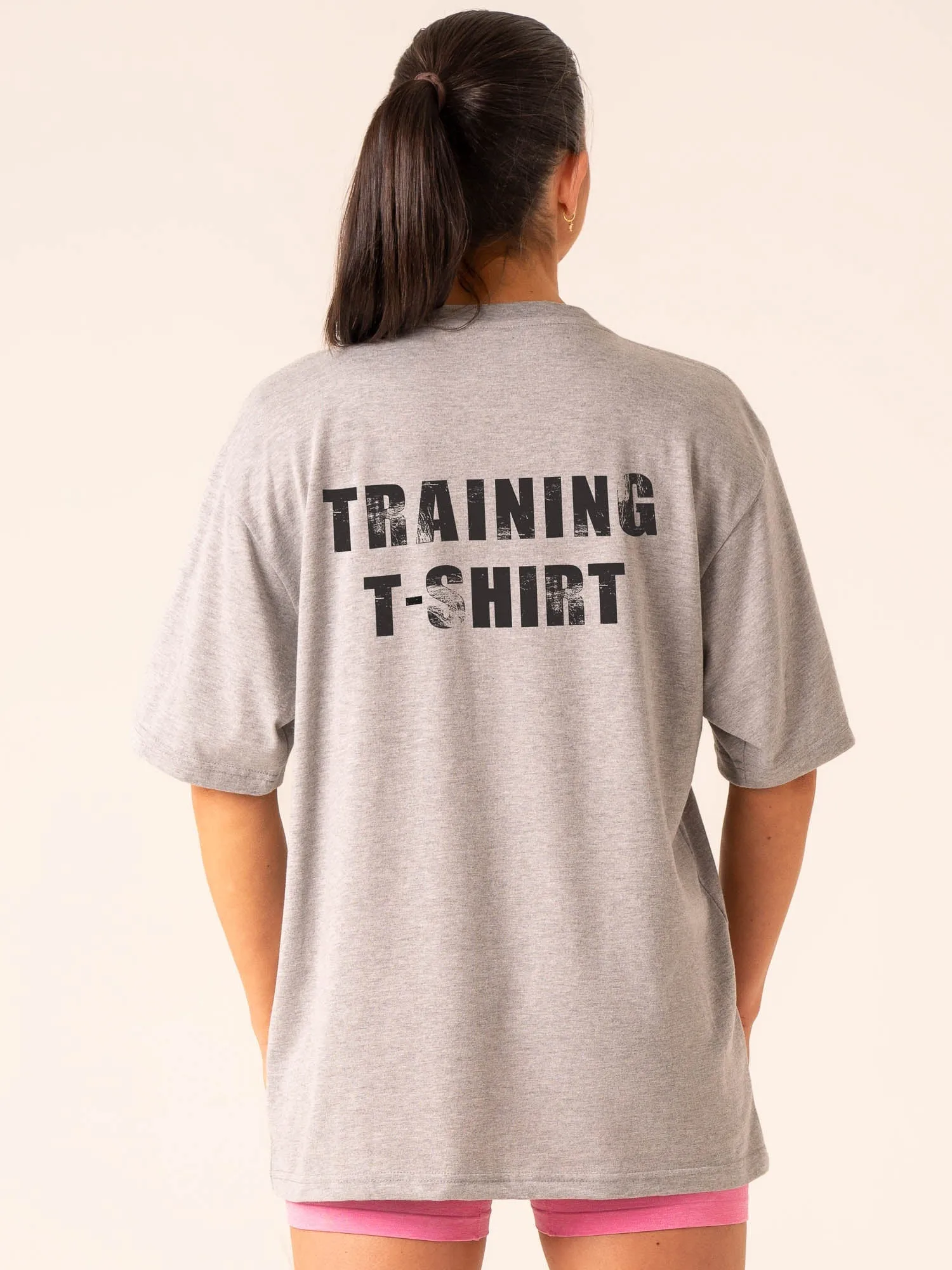 Training T-Shirt - Grey Marl Trendy Vibes