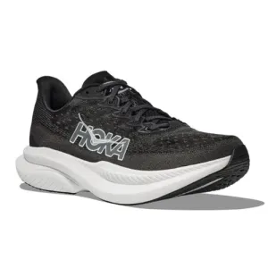 Fast - takeoff HOKA Women's Mach 6 (Medium Width) Black/White