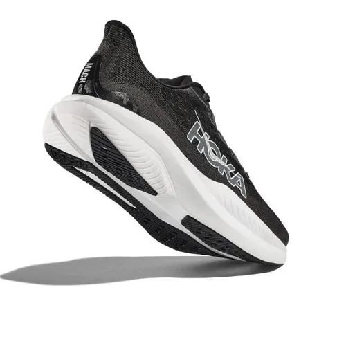 colorful - design shoes HOKA Women's Mach 6 (Medium Width) Black/White