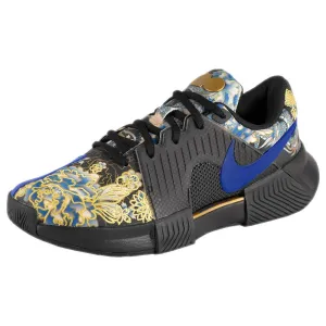 Nike Women's Air Zoom GP Challenge 1 - Osaka - Premium - Black/Racer Blue Breathable Tongue Smooth Texture