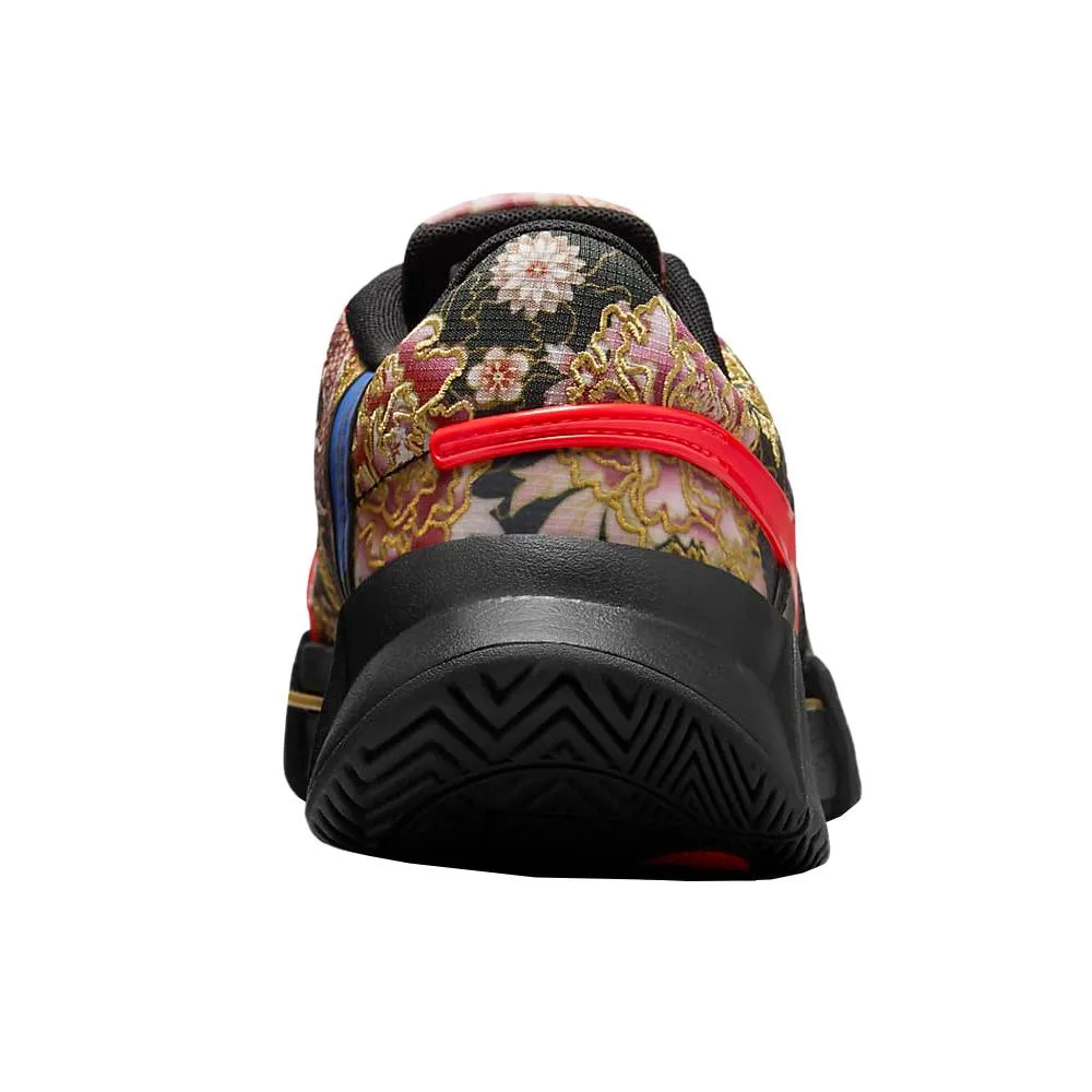 Nike Women's Air Zoom GP Challenge 1 - Osaka - Premium - Black/Racer Blue Ventilation Ports Sweat Free