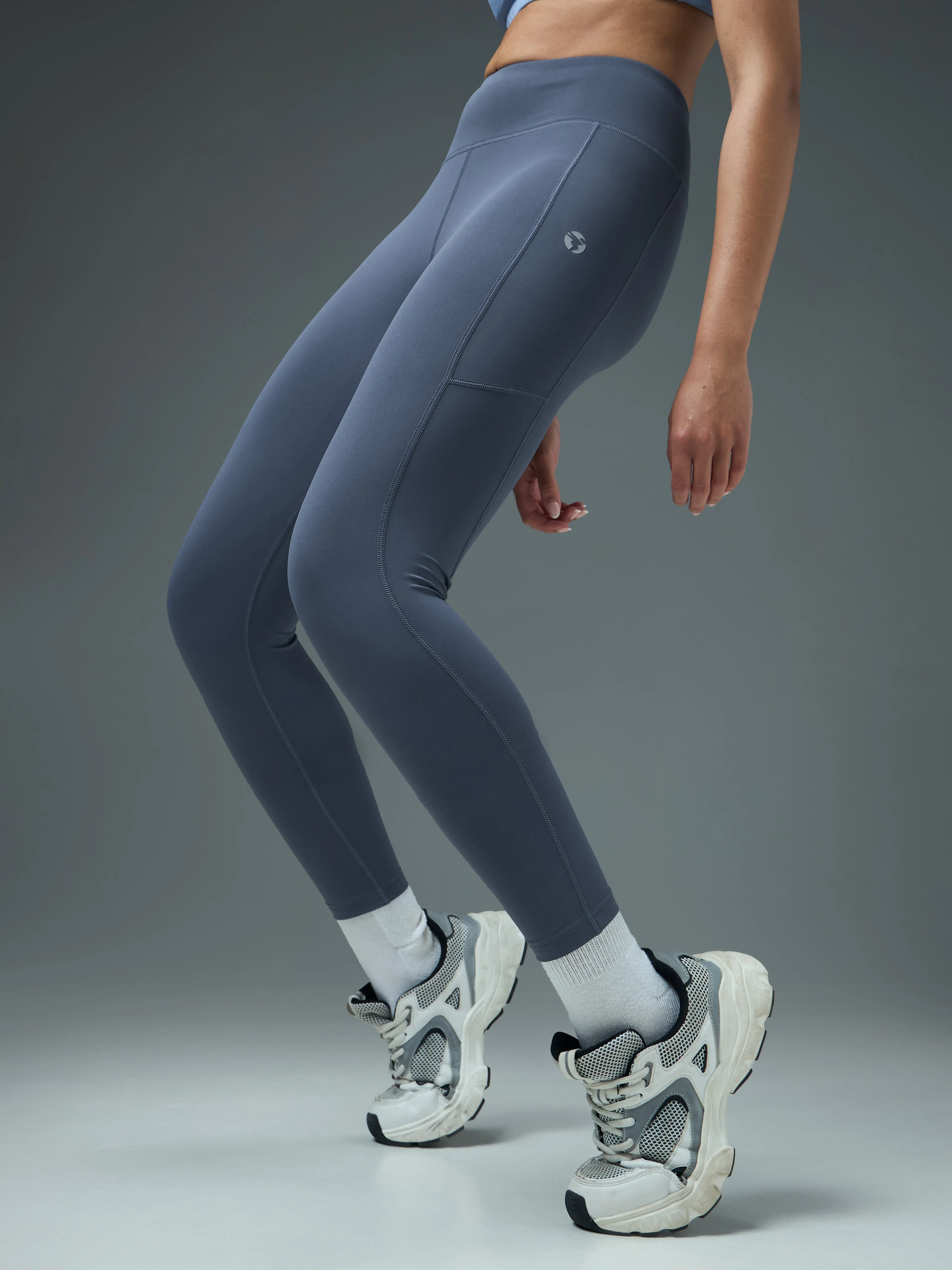 Women Solid Slim Fit Tights with ELASTO LITE Fit For All Day