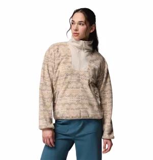 Columbia Women Beige Sequoia Grove Pullover restaurant Period
