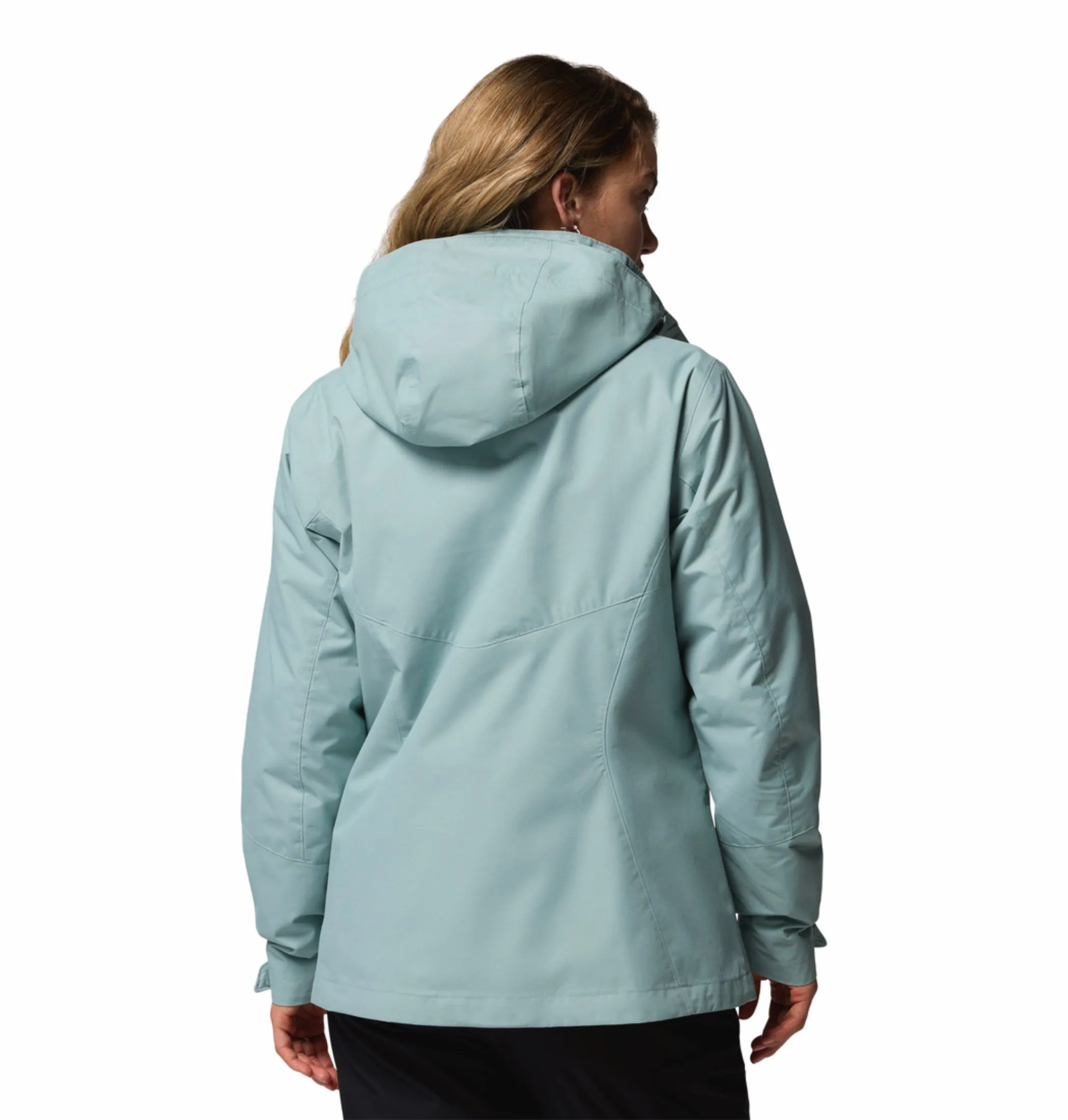 Columbia Women Blue OmniHeat Reflective Bugaboo III Fleece Interchangeable Jacket Selection Reinforced Shoulder Panels