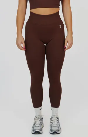 Form Seamless Scrunch Leggings - Chestnut Brown Lounge Comfort