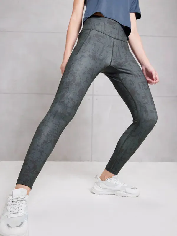 Holiday Outfit Quick Dry Women Printed Slim Fit Tights with ELASTO PLUS