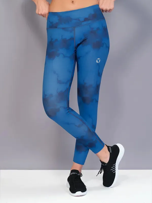 Women Printed Slim Fit Tights with TECHNO COOL Light and Comfortable