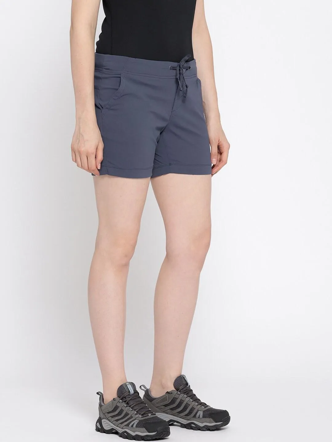 Utility Fit volleyball outfit Columbia Women Navy Blue Anytime Outdoor Short (Sun Protection)