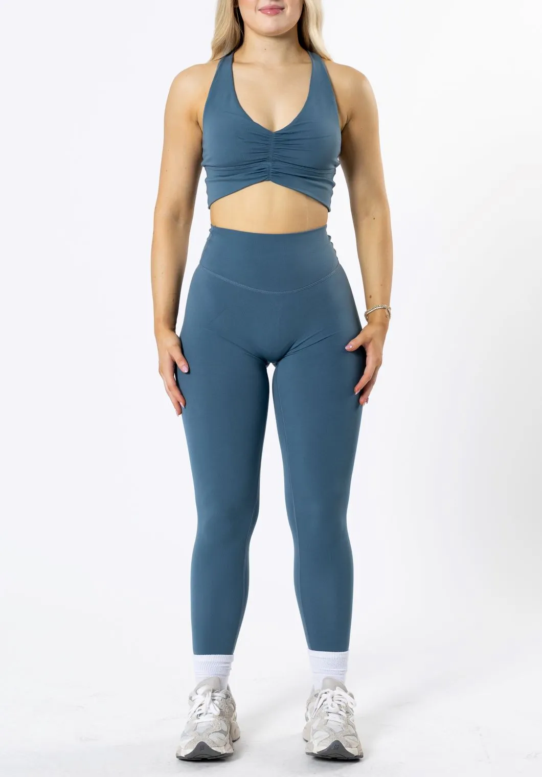 Reluna Original Sculptseam? Plus Legging Teal Casual Look Mountain Hike Wrinkle Resistant
