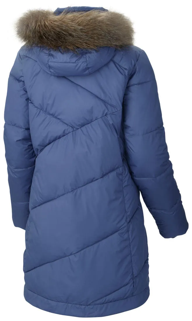 Passport Columbia Women Blue Snow Eclipse Mid Jacket