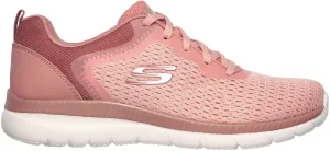 Microfiber Lining Skechers Bountiful Womens Training Shoes - Pink