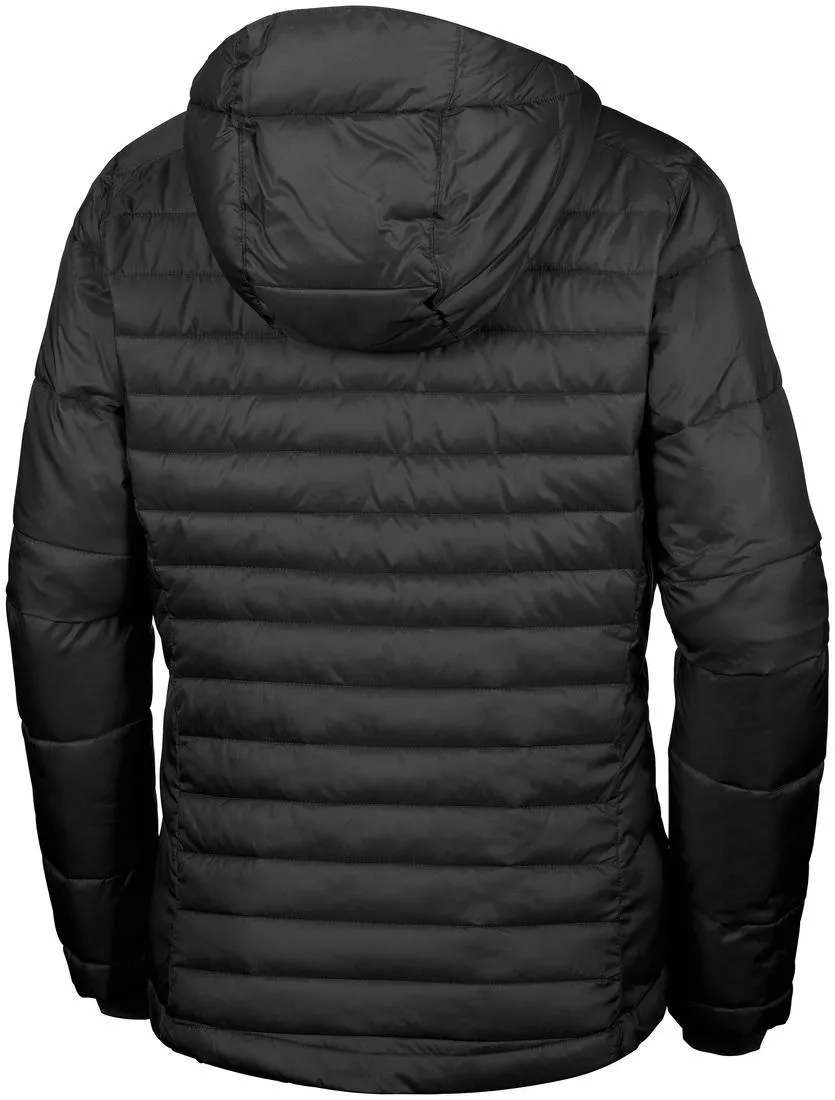 Columbia Women Black Powder Pillow Jacket Modern Design Weatherproof Shell