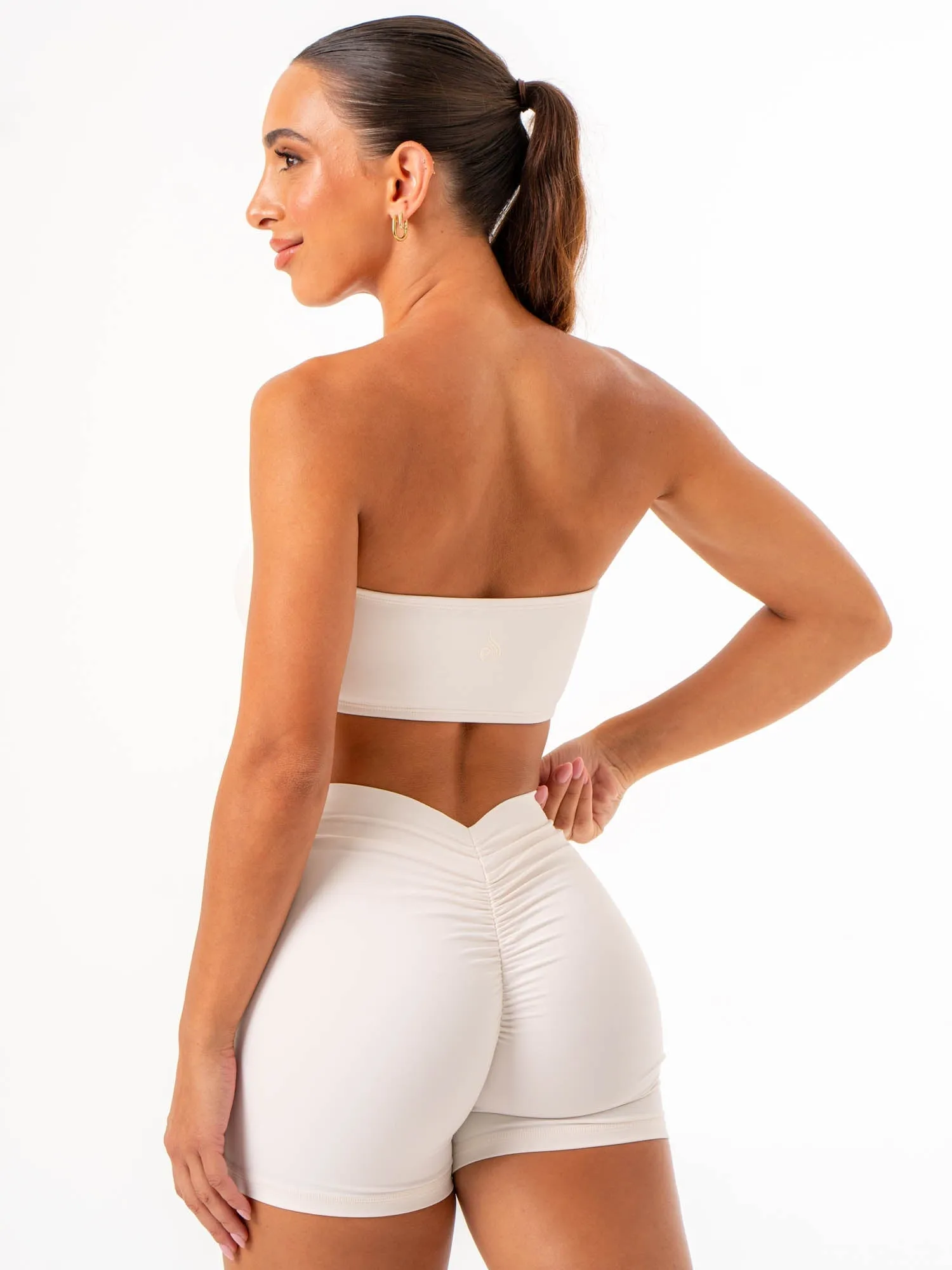 Black NKD Bandeau - Off White