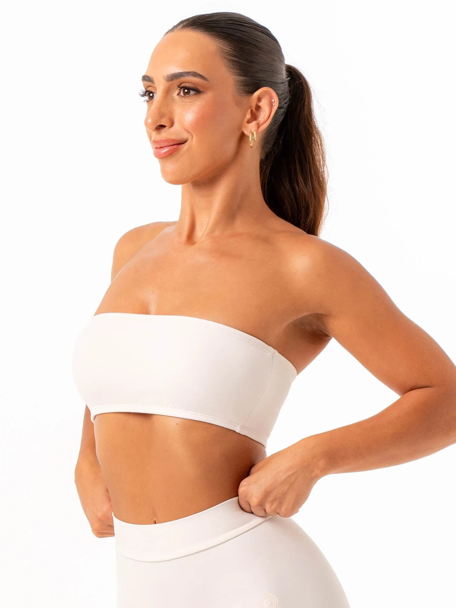 NKD Bandeau - Off White Secure Support