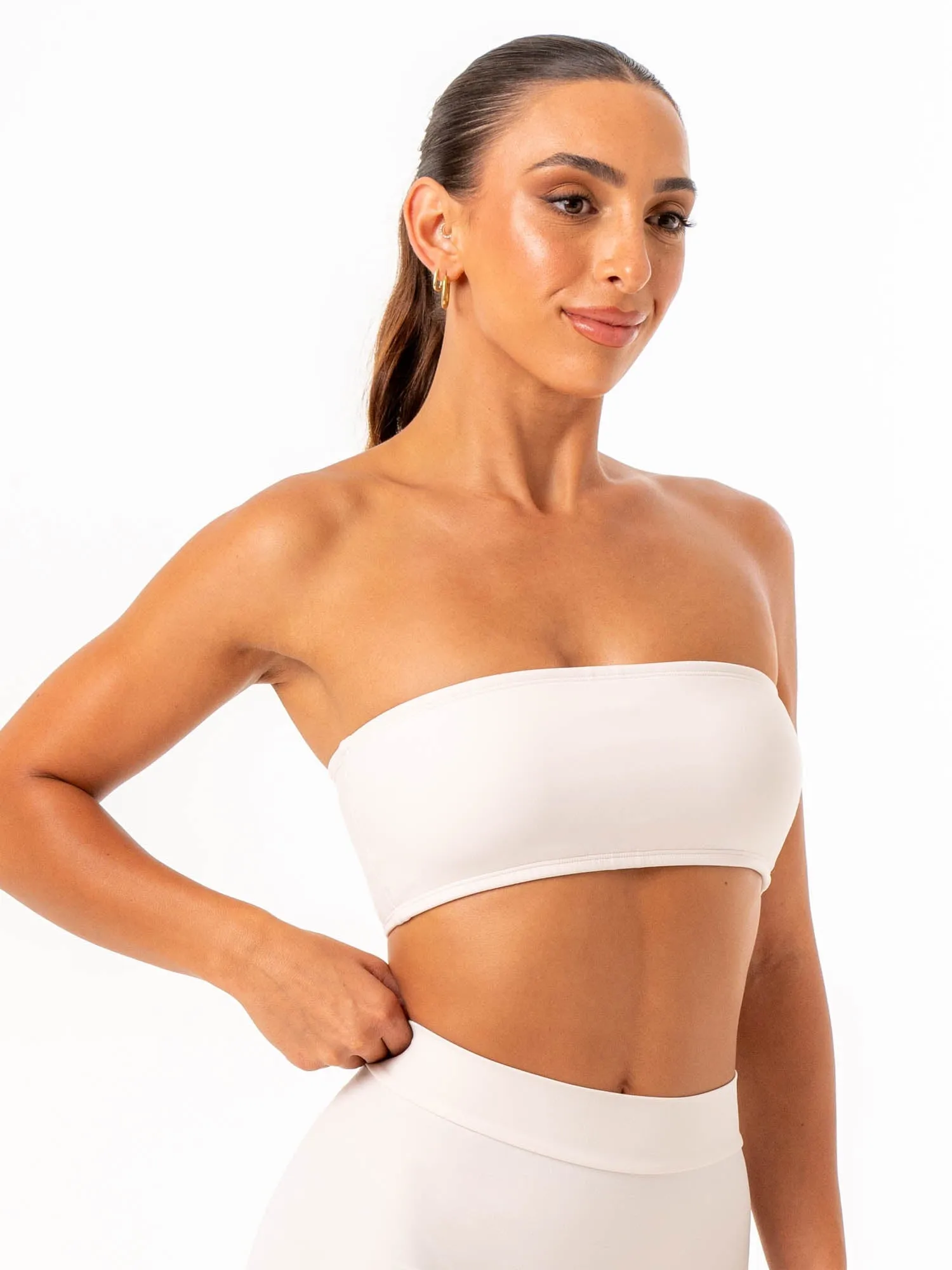 NKD Bandeau - Off White Supportive Closure