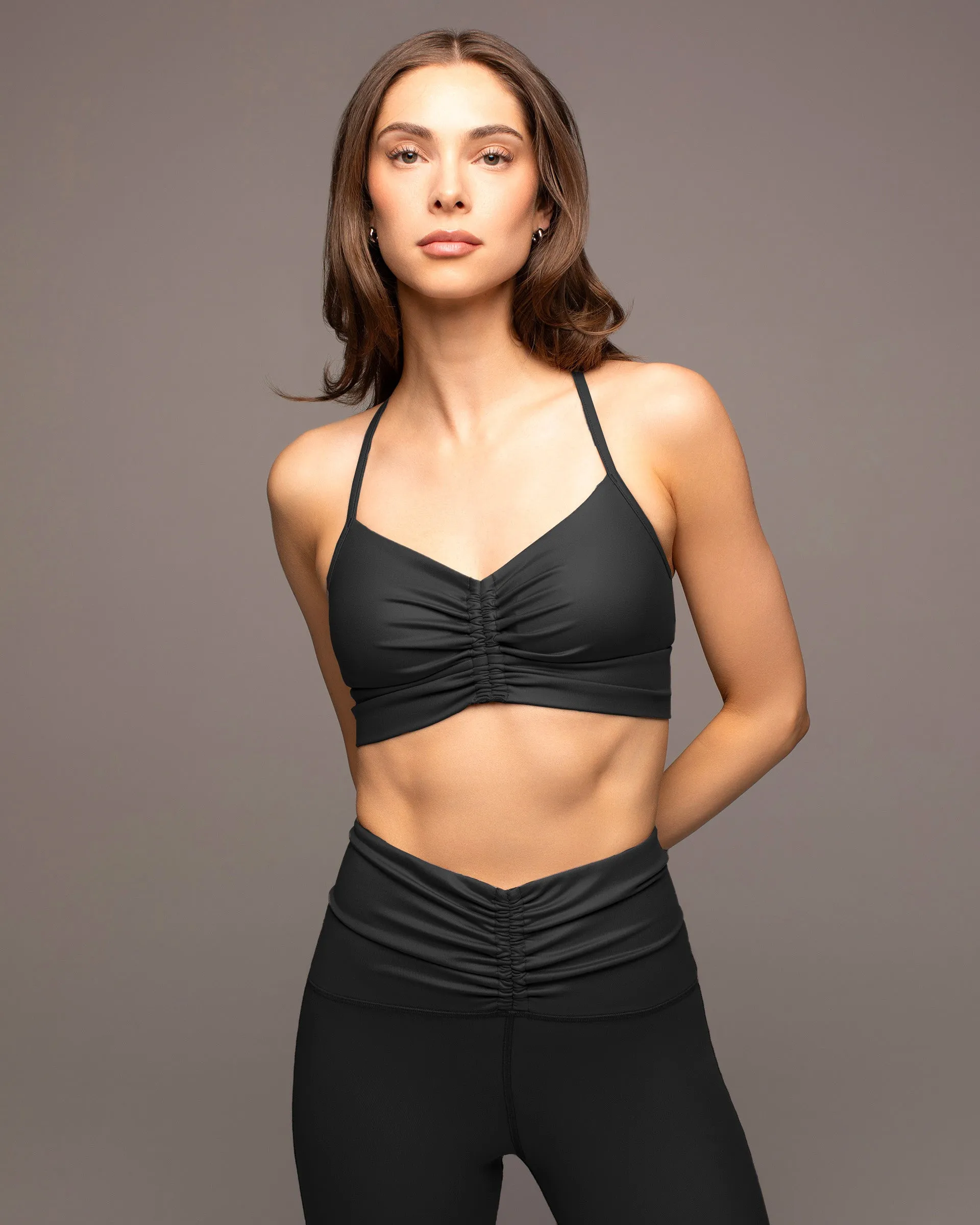 Smooth Fabric temperature regulation Palma Gloss Longline Bra