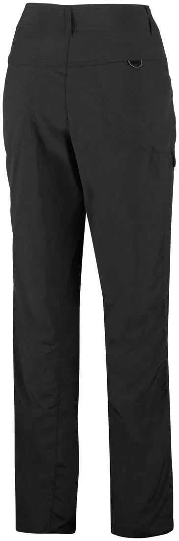 Columbia Women Black Silver Ridge Pant (Sun Protection) RelaxedFit